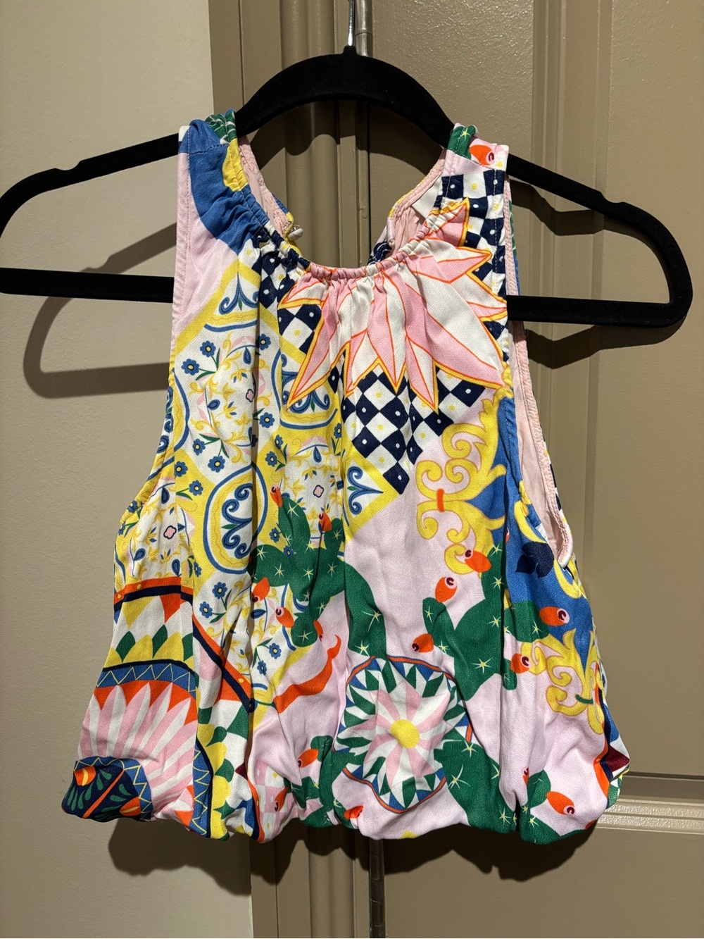 Maeve Sleeveless Tank Top - Pink, Green, Yellow, Blue, Orange